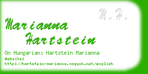 marianna hartstein business card